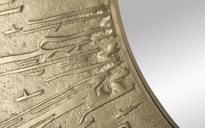 HULI Square | Modern Square Mirror by BRABBU